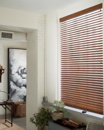 Everwood Faux Wood Blinds for Office